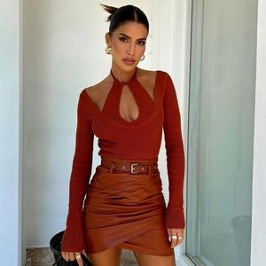 Camila coelho collection revolce knit top sweater